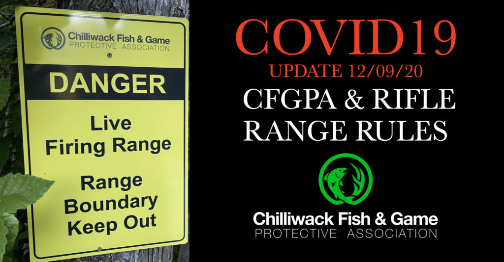CFGPA & RIFLE RANGE RULES COVID19 UPDATE 12/09/20